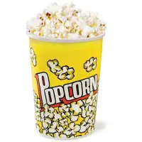 KuKoo 25 x Popcorn Dozen Kartonnen Bioscoop Snack Box Tub Karton Pop Corn partij emmer