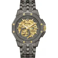 Bulova Octava Heren Grijze Horloge 98A293