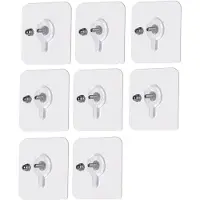INF Zelfklevende schroef voor wandmontage, 8-pack