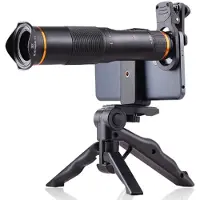 Zandona 38x HD Zoom Professionele Monoculaire Telescoop met Telefoonlens, Statief en Metalen Body voor Buitentoerisme en Kamperen