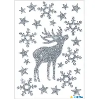 Herma Stickers Hert, glitter - 10 stuks