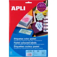 Agipa universele etiketten, 10 x 22 mm, wit
