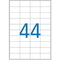 Agipa Weerbestendige etiketten, 48,5 x 25,4 mm, transparant