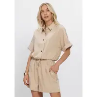 Amaya Amsterdam Dames Blouses Sam Top - Beige - Maat XL