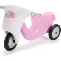 Dantoy Scooter m. Rubberen wielen - Roze/Wit - - OneSize - Loopfietsen