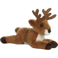 Aurora knuffel Mini Flopsie hert bruin 20,5 cm