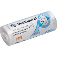 Deiss Vuilnisemmerzakken universeel - HDPE - 20 L - 6 micron - transparant - 2000 stuks