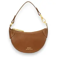 Ralph Lauren Dames Leren kaarthouder met bruine Polo ID (OSFA), Casual, Klassiek, Leer 427938050006