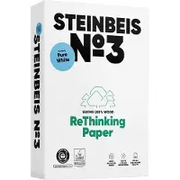 Steinbeis Gerecycled papier №3, DIN A4, 80 g/m², natuurlijk wit, 2500 vellen