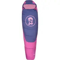 TROLLKIDS - Kid's Femund 3in1 - Kinderslaapzak 150-190x65x40 cm - Body Length: 100-160 cm, purper