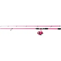 Albatros - Spin Comboset Pink - Spinhengel & Molen - 240cm - Pink - Inclusief nylon lijn