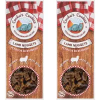 Cooka's Cookies Cooka’s Cookies - Hondensnack Voordeel- Lamb Nuggets – 2-pack (2x60g) | 100% natuurlijke lamssnack hond | Rijk aan eiwit, calcium & magnesium