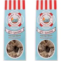Cooka's Cookies Cooka Cookie's - 100% Natuurlijke Ambachtelijke Hondensnacks van Kabeljauw-2-PACK- Voordeel set