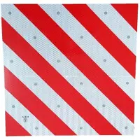 Gmp markeringsbord 400x400 mm - markerings bord klasse 1 - lange lading bord - uitstekende lading bord -