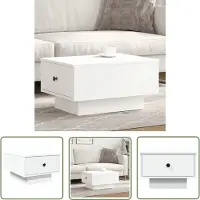 vidaXL Salontafel, wit, 60x45x31 cm, houtvezel