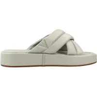 Clarks Alda Glide Light Green Lea Sandalen