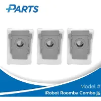 Plus.Parts iRobot Roomba Combo j5 Stofzakken (3 Stuks, alternatief voor 4626194 / 4640235)