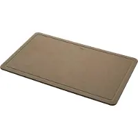 ComBekk Snijplank met sapgeul XL - 100% Gerecycled - Microplasticvrij - Antibacterieel - Vaatwasserbestendig - 53 x 32.5 cm - bruin