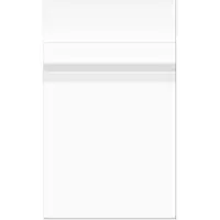 Packlinq Plastic Zakken 52,1x72,1cm Transparant en Hersluitbaar (100 stuks) | Plastic zak