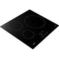 Samsung Induction hob - - 3 zones - L59 x D57 cm - NZ63M3NM1BB/UR - 7200 W - Glass coating - Black