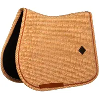 Kentucky Horsewear Horsewear - Zadeldoek velvet flags printing orange jumping cob