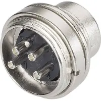 Binder 09-0307-00-03 Ronde connector Flensstekker Totaal aantal polen: 3 Serie (ronde connectoren): 581 1 stuk(s)