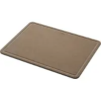 ComBekk Snijplank met sapgeul Large - 100% Gerecycled - Microplasticvrij - Antibacterieel - Vaatwasserbestendig - 28x38 cm - bruin