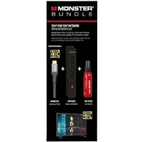 Monster Cable HDMI 2.0 4K 1,8 m + 4-polige overspanningsbeveiliging + 60 ml schermreinigingsset