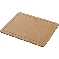 ComBekk Snijplank met sapgeul Medium - 100% Gerecycled - Microplasticvrij - Antibacterieel - Vaatwasserbestendig - 20 x 30 cm - naturel