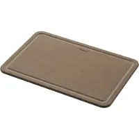 ComBekk Snijplank met sapgeul Small - 100% Gerecycled - Microplasticvrij - Antibacterieel - Vaatwasserbestendig - 15 x 20cm - Bruin