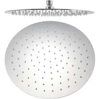Hak Minimal Hoofddouche, Ø30cm, geborsteld RVS