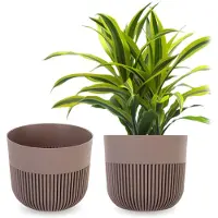 Kadax Bloempot Alia 17 mat beige <10> K16436