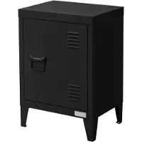 ML-Design Nachtkastje Marin | staal zwart 40x30x57 cm nachtkastjes | NADUVI