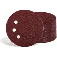 Einhell 492180 Schuurpapier voor excentrische schuurmachine Korrelgrootte (num) 80 (Ø x h) 125 mm x 13 cm 100 stuk(s)