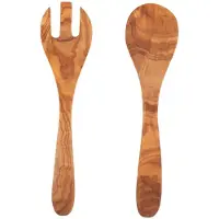 Pure Olive Wood Olijfhouten Slacouvert 3-tand (20 cm)