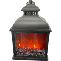Coen Bakker Kerstlamp Haard Met Timer Zwart 15 X 25 X 42,5 Cm