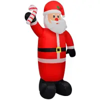 vidaXL Opblaasbare kerstman 120 cm