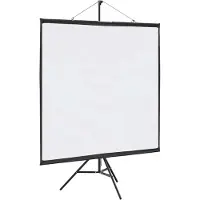 vidaXL Projectiescherm met statief 72 inch 1:1