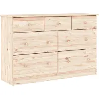vidaXL Ladekast ALTA 112x35x73 cm massief grenenhout