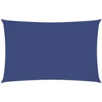 vidaXL Zonnescherm rechthoekig 5x8 m oxford stof blauw