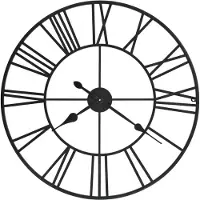 vidaXL Wandklok vintage-stijl met quartz-mechanisme XXL 80 cm metaal