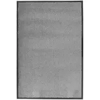 vidaXL Deurmat 60x90 cm grijs