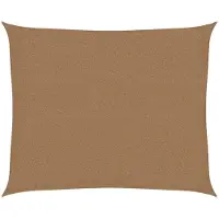 vidaXL Zonnezeil 160 g/m² 2,5x3 m HDPE taupe