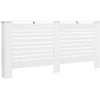 vidaXL Radiatorombouw 172x19x81,5 cm MDF wit