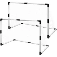 vidaXL 2-delige Minidoeltjesset met net 91,5x48x61 cm