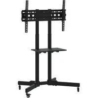 vidaXL TV-standaard met wielen, geschikt voor schermen van 32-70 inch, maximale VESA-maat 600x400mm, draagvermogen 50kg