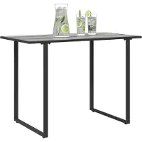 vidaXL Tuin Tafel Grijs 100 x 55 x 70 cm Hout