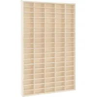 vidaXL Houten Verzamelaarsvitrine met 90 Vakken 50,5x4,5x79cm