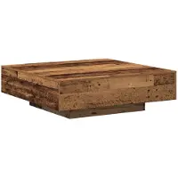 vidaXL Salontafel Oud Hout 100 x 100 x 31 cm