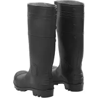vidaXL Regenlaarzen maat 39 PVC zwart